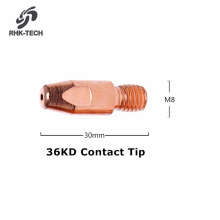 weldig contact tip M6*28 E-Cu for MIG 36KD torch